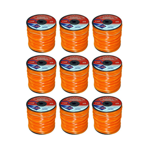 .105" Trimmer Line Rotary Square (Diamond) Medium Spool Orange (12151)