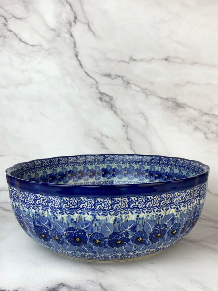 11" Wavy Unikat Serving Bowl - Shape 013 - Pattern U3639