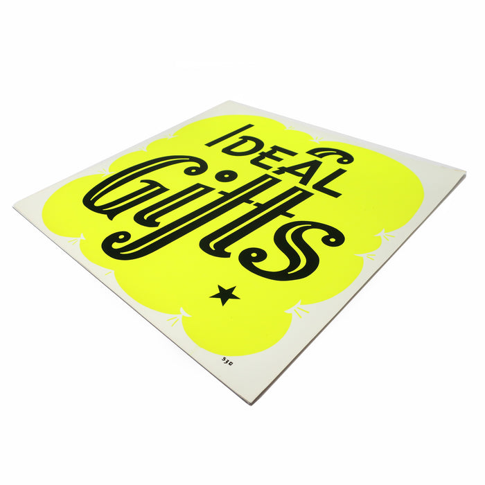 1960s Screen Printed "Ideal GIfts" Trade Sign