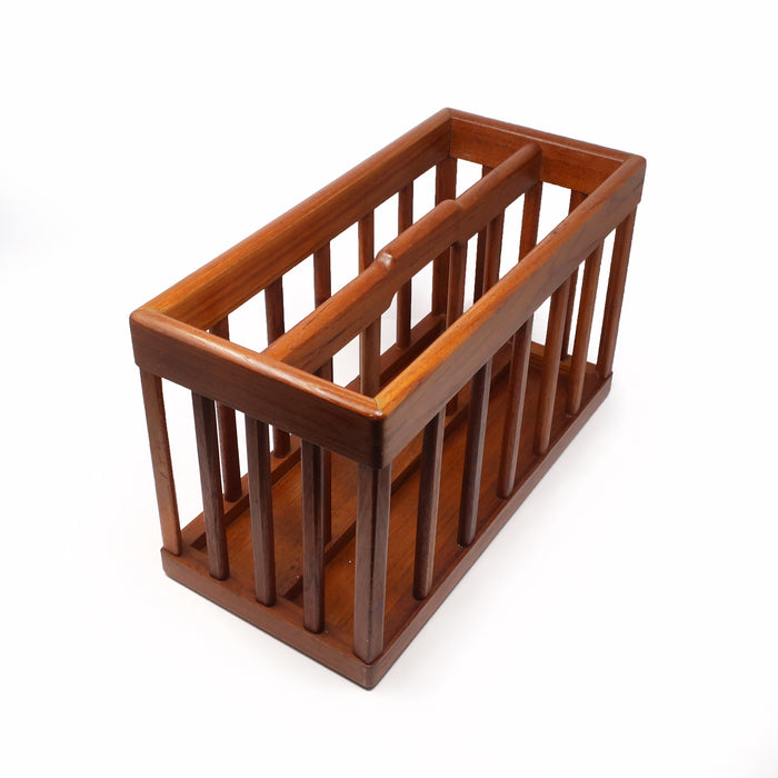 1970s Teak Magazine Rack