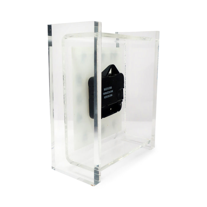 1970s Vintage Lucite Desk Clock