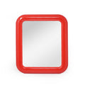1980s Red Interdesign Rectangular Mirror