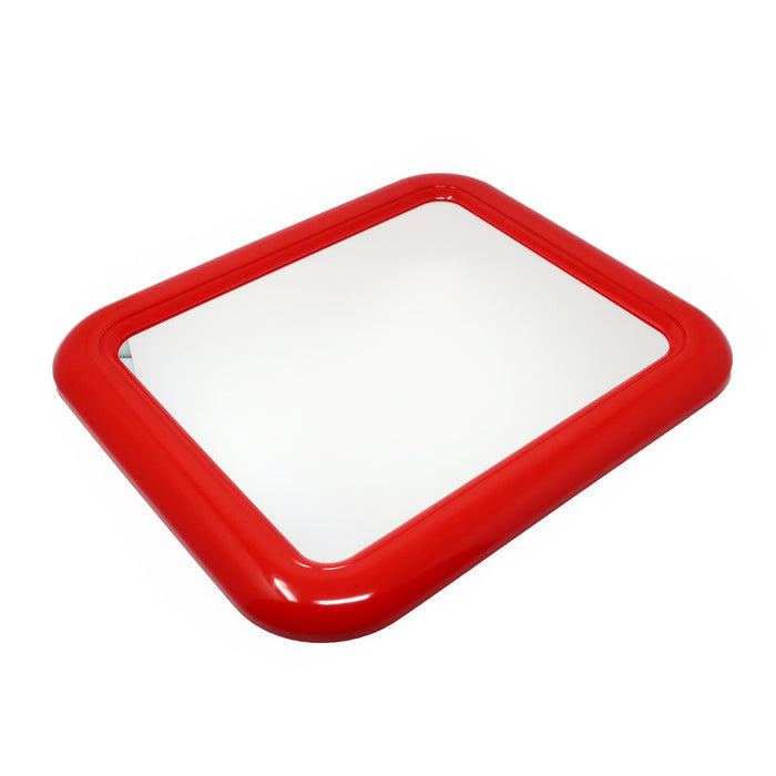 1980s Red Interdesign Rectangular Mirror