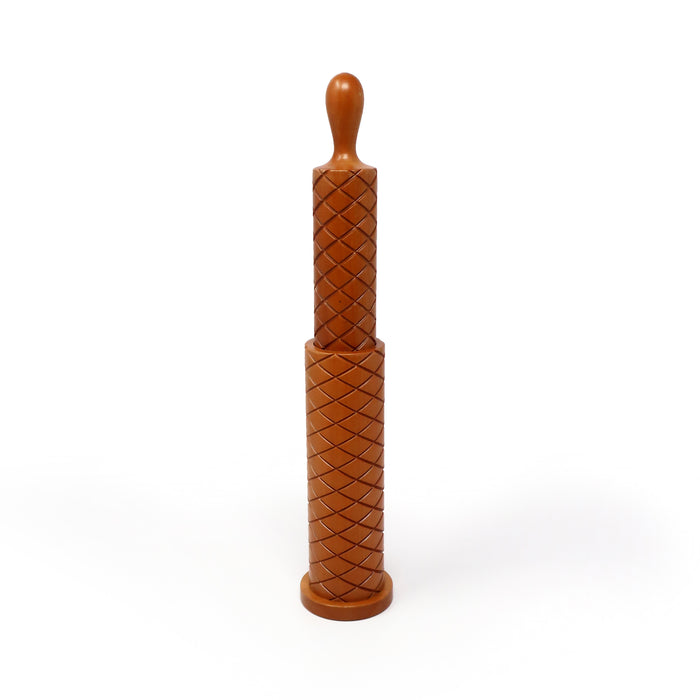 1991 Pearwood Pepper Mill by Andrea Branzi for Alessi