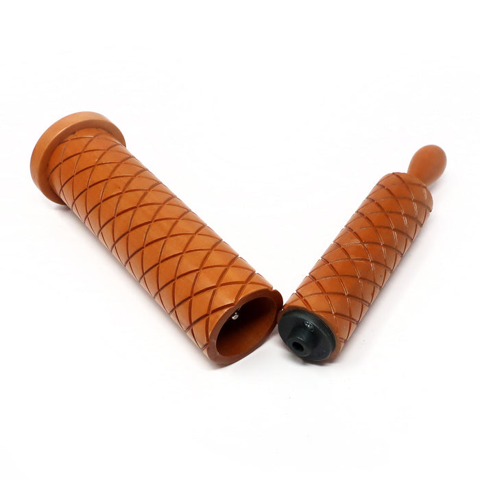1991 Pearwood Pepper Mill by Andrea Branzi for Alessi