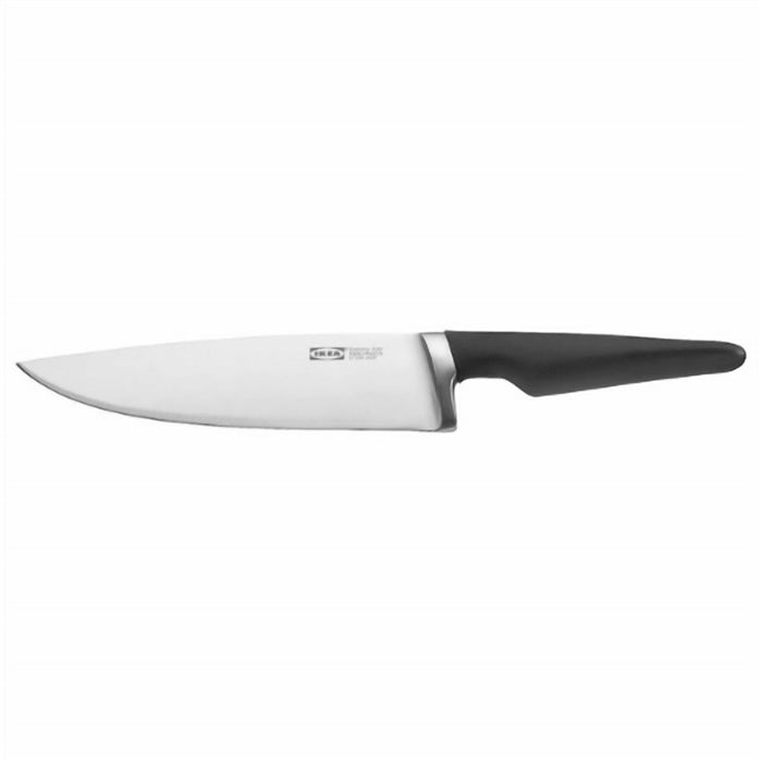 20 cm Chef Knife with a Black Handle for Everyday Kitchen Prep