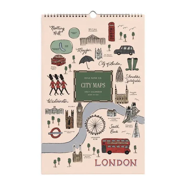 2027 Travel Sketches Wall Calendar