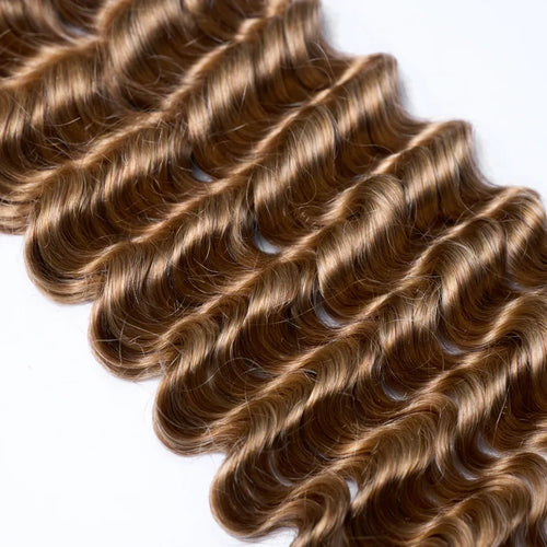 20inch Deep Wave Bulk Hair For Braiding #27 Color/Boho braids