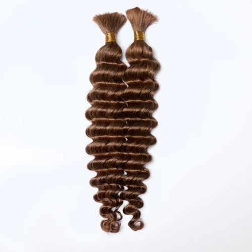 20inch Deep Wave Bulk Hair For Braiding #30 Color