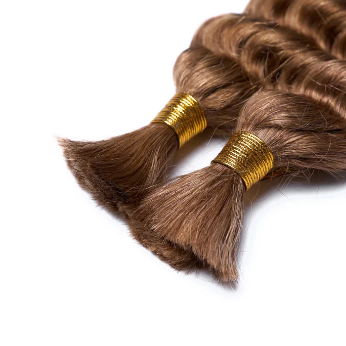 20inch Deep Wave Bulk Hair For Braiding #30 Color