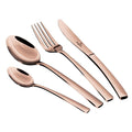 24-Piece Cutlery Set, Rose Gold