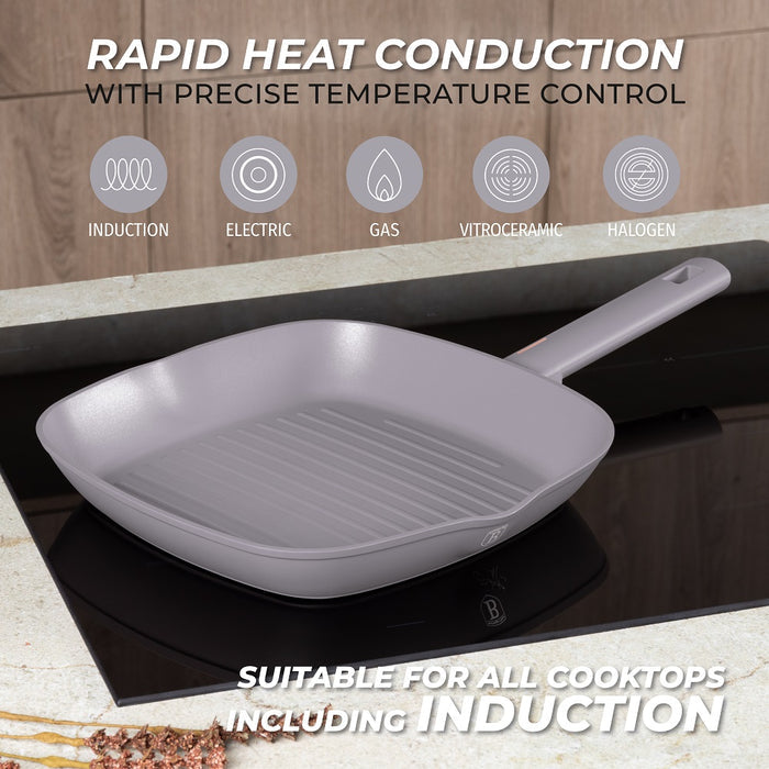 28cm Grill Pan, Taupe