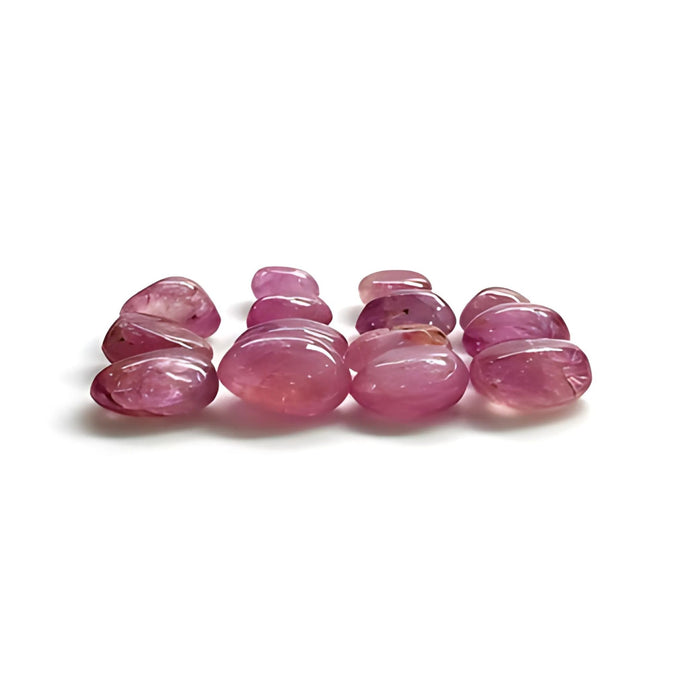 29.00cts Burmese Ruby Gemstone Natural Untreated Cabochon Uneven Shape Tumble Nuggets