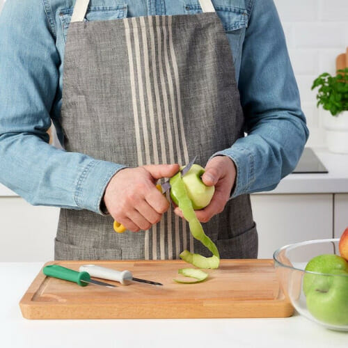IKEA masher or crusher Stainless steel close-up detail