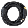 DuroMax  30-Amp 25-Foot 10-Gauge L14-30 Heavy Duty Generator Power Cord for Home Power Backup