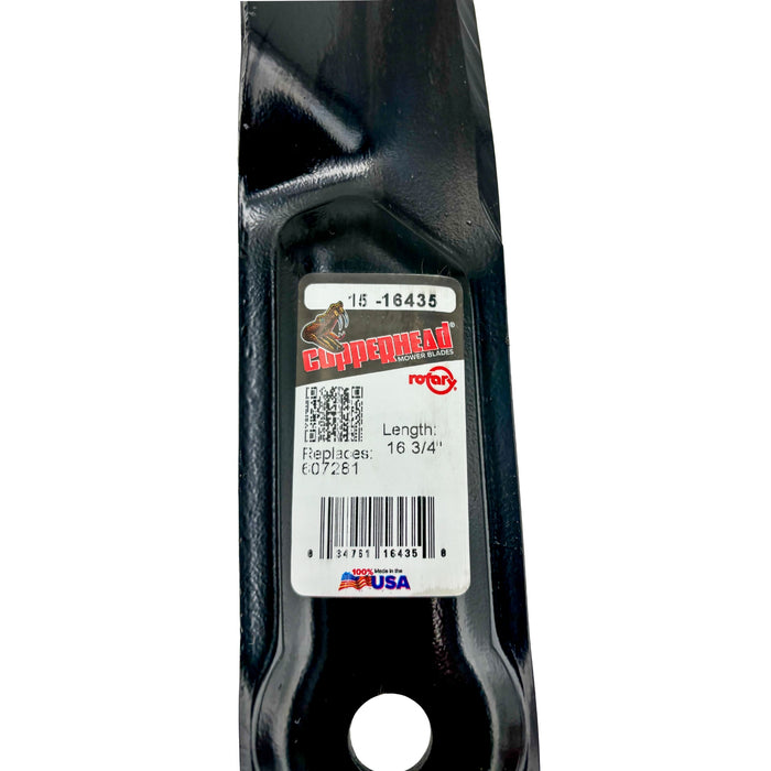 34" Hustler Dash, Dash XD & Surfer Pro Mower Blade Set (16.75"-M-F-CW P/N 607281)