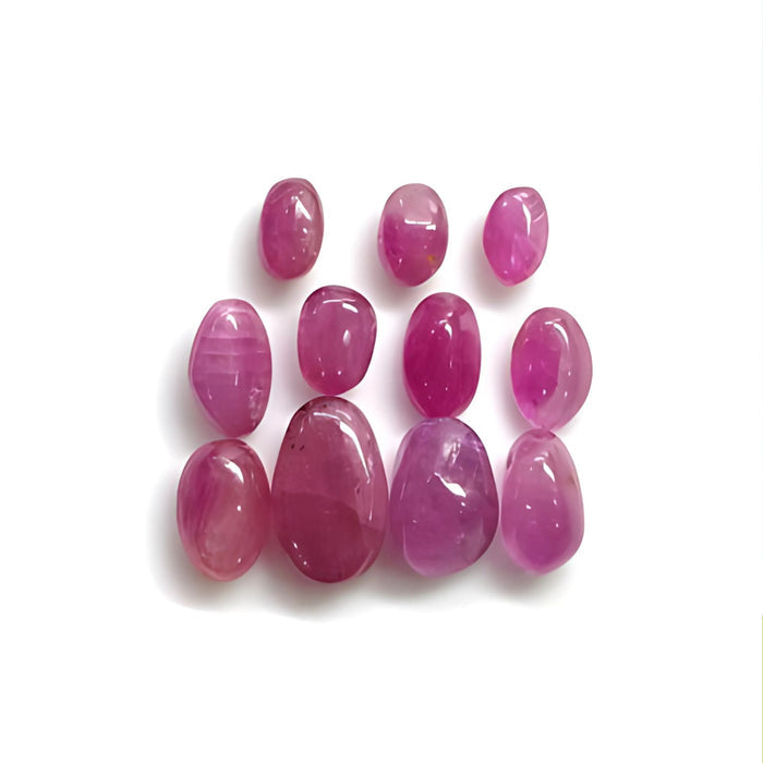 ruby uneven shape cabochon