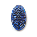 Blue Labradorite Oval Carving
