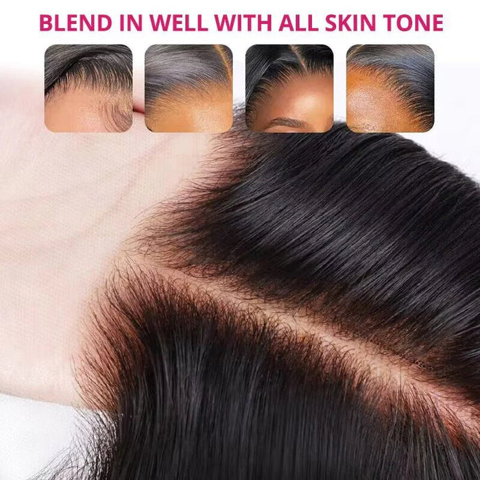 5x5 Body Wave Wear & Go Glueless Wig | 24 Inch | #1B Natural Black | 100% Human Hair