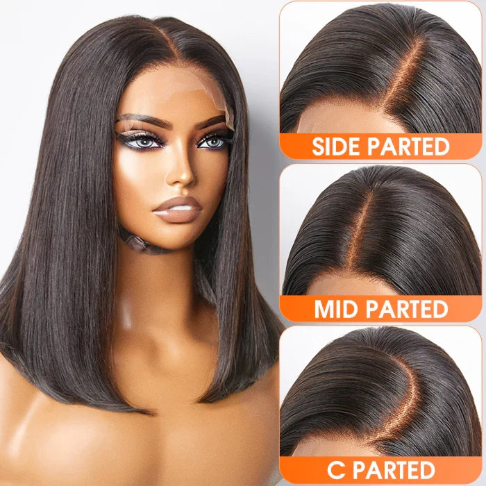 5x5 Glueless Straight Bob Wig
