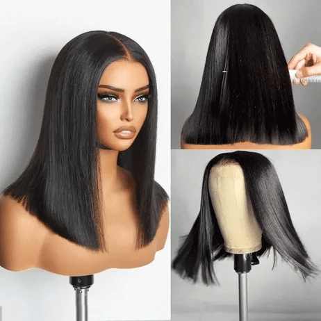 5x5 Glueless Straight Bob Wig
