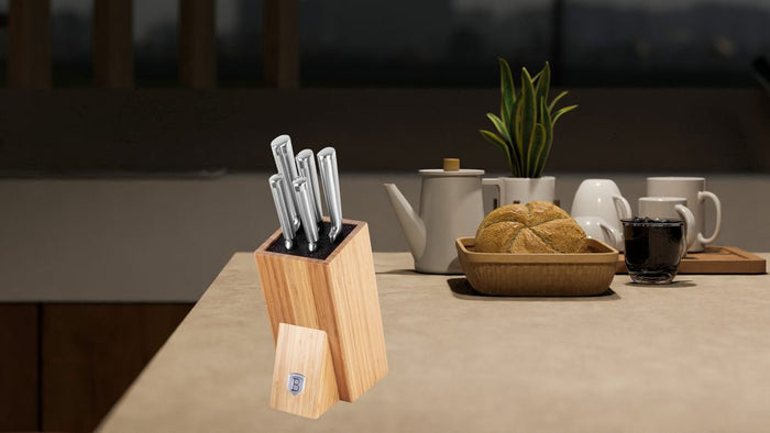 6 Pcs Kitchen Tool Set With BAMBOO Stand