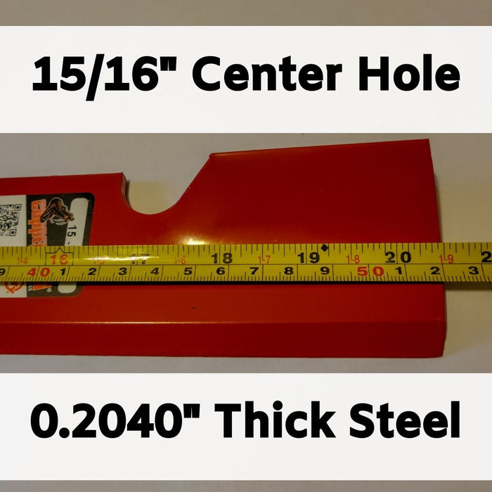 60" Exmark/Toro Hi-Lift Blade Rotary 11224 (20-1/2" Long x 15/16" Hole)