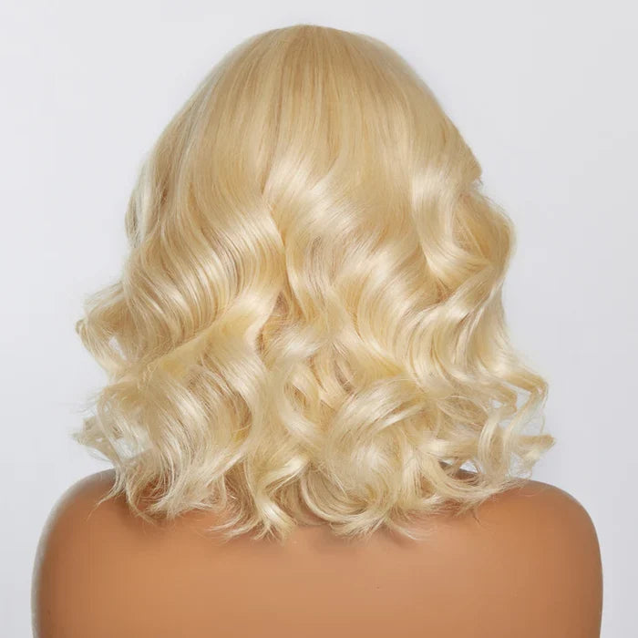613 13x4 Pre-Plucked Lace Front Body Wave Bob Wig |180% Density| 100% Human Hair