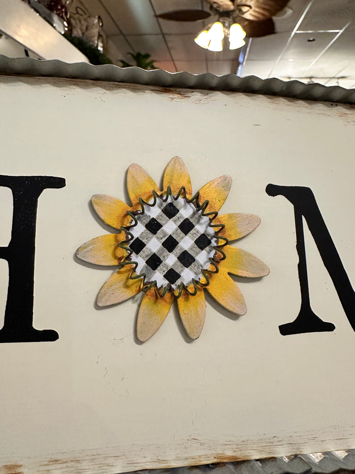 Sunflower Buffalo Check Magnet