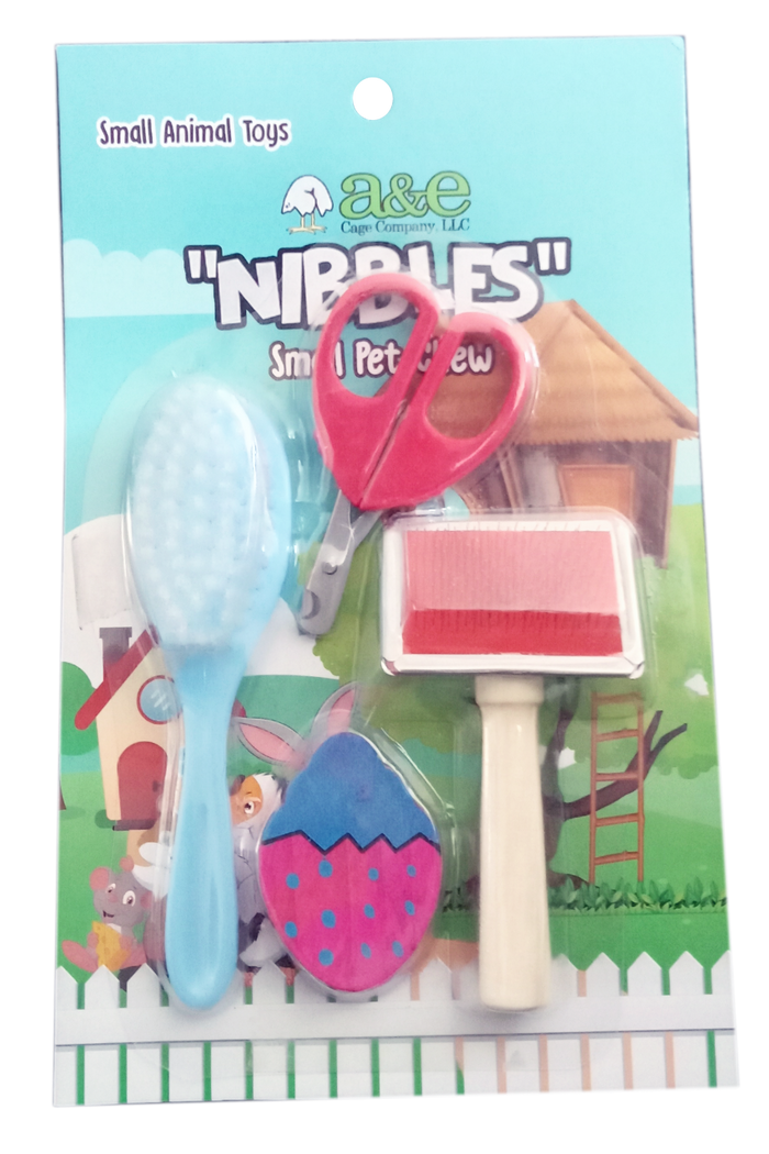 A & E Cage Nibbles Small Animal Grooming Kit