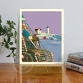 A Very Nubble Christmas 8" x 10" Wall Poster By Alan Claude - Maine