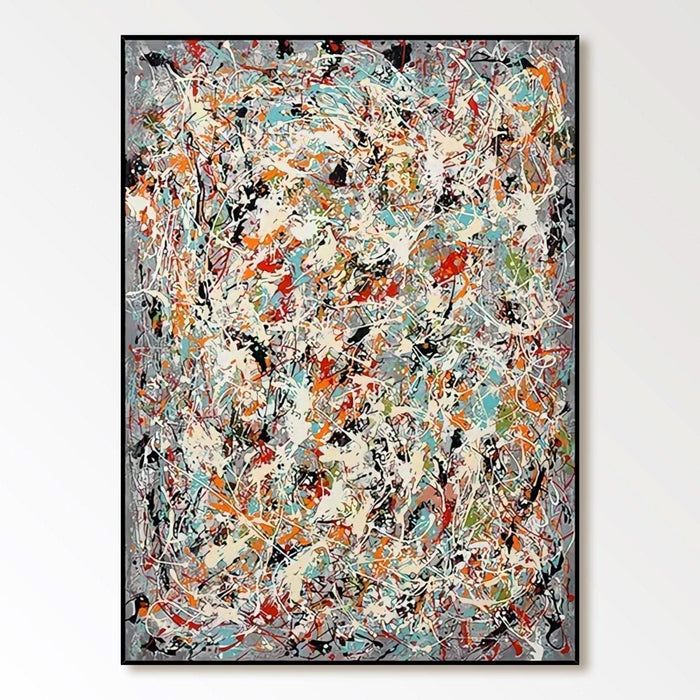 Abstract Colorful Painting "Dance of Fate" - nukeart