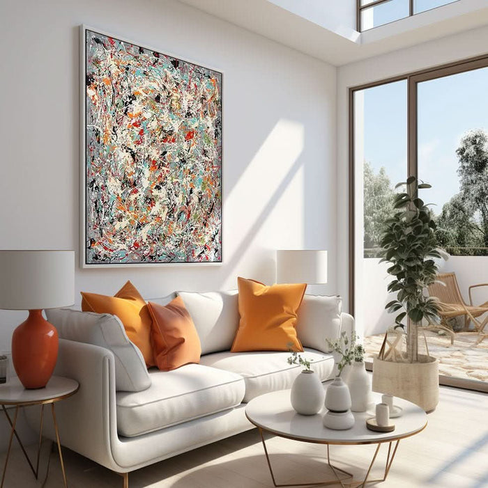 Abstract Colorful Painting "Dance of Fate" - nukeart
