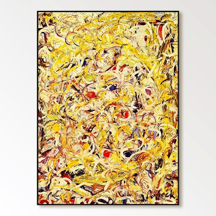 Abstract Painting "Fractured Light" - nukeart