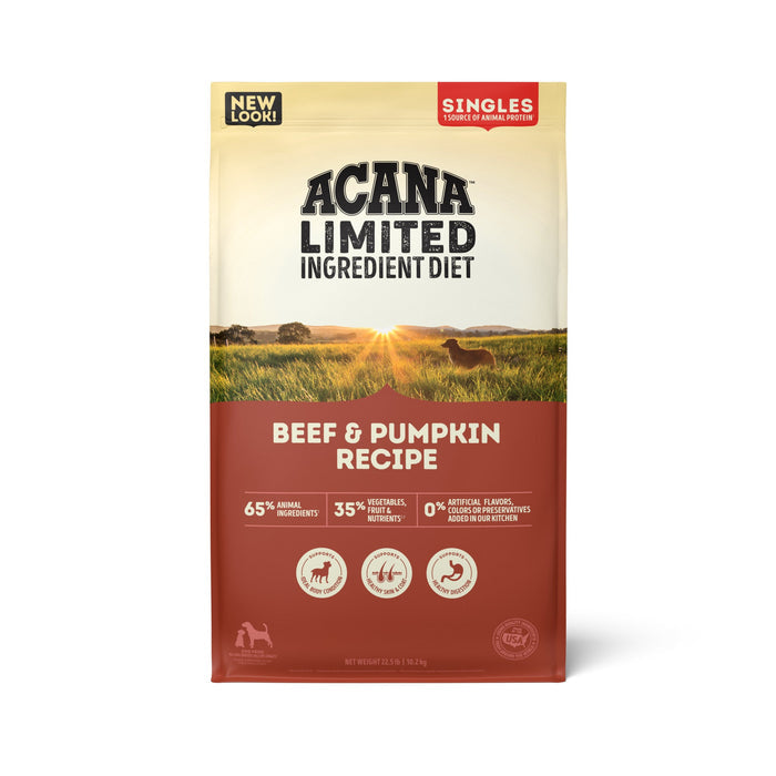 ACANA Singles Beef & Pumpkin Recipe Dry Dog Food