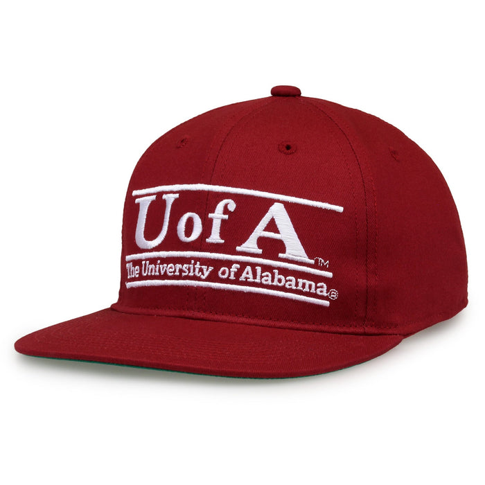 Alabama Crimson Tide Retro Bar Snapback - Cardinal, alternate view 1