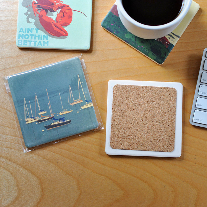 Alewives On The Move Art Drink Coaster