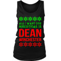 All I Want For Christmas Is Dean Winchester - Tank Top - T-shirt - Supernatural-Sickness - 1