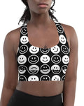 All Smiles Longline Top, Sports Top, - One Stop Rave