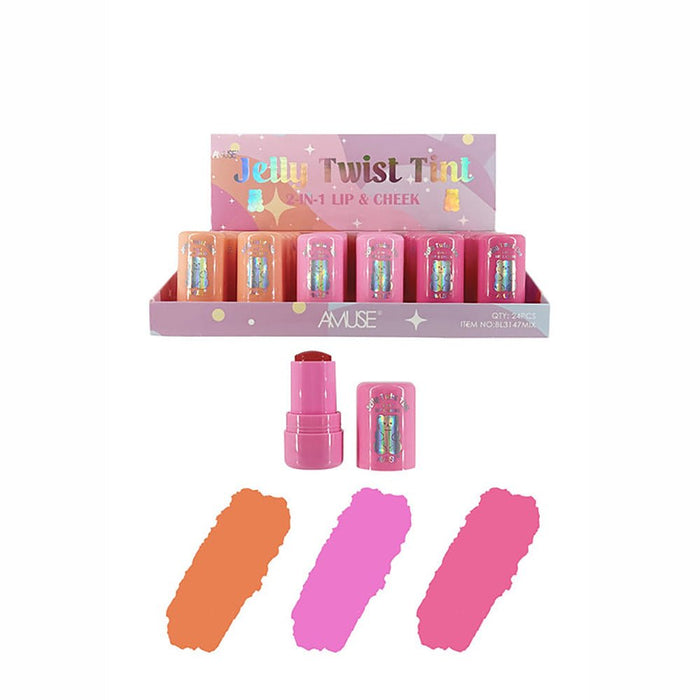 Amuse - Jelly Twist Tint 2 in 1 Lip & Cheek - TRUECOLOR WHOLESALE