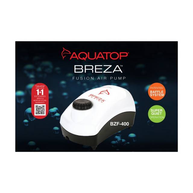 AQUATOP BZF-400 Fusion Aquarium Air Pump Single Outlet, Super Quiet