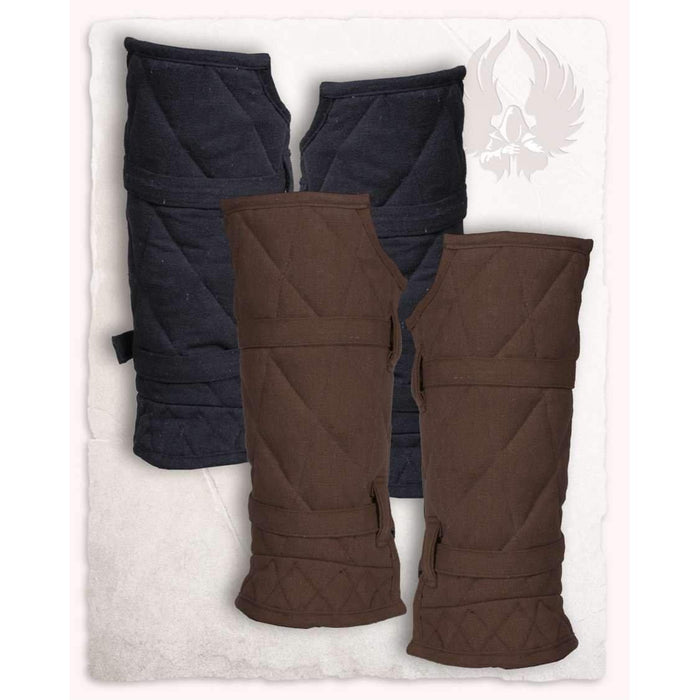 Arthur Padded Greaves-GoblinSmith