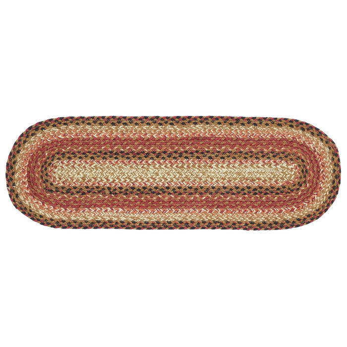 Ginger Spice Stair Tread Rug - Oval-Lange General Store