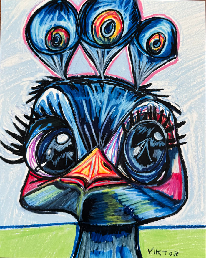 Baby Peacock - Art Prints - Vichy's Art