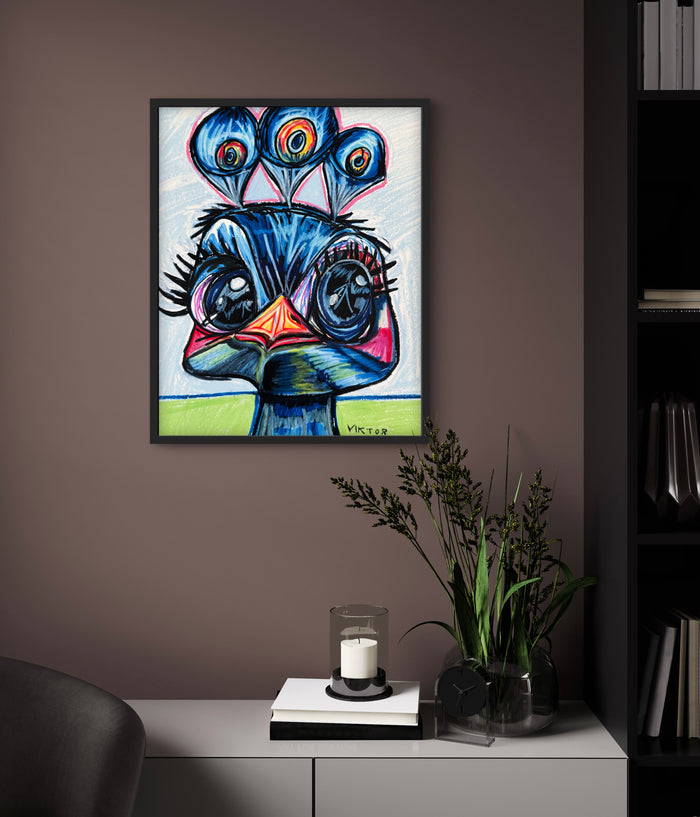 Baby Peacock - Art Prints - Vichy's Art