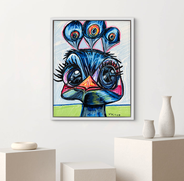Baby Peacock - Art Prints - Vichy's Art