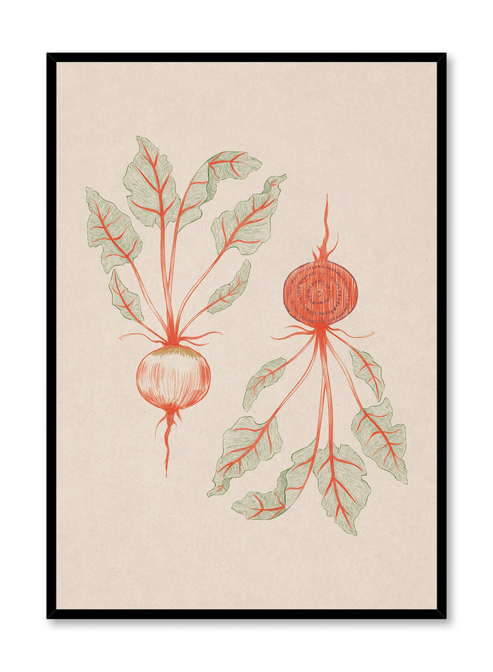 Beets in Two Tones, Poster