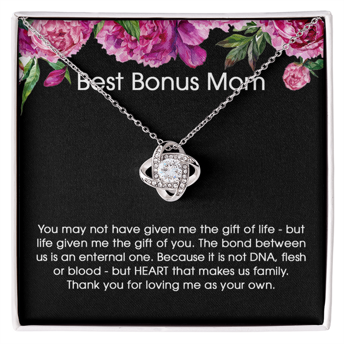 Best Bonus Mom Necklace, Step Mom Gift, Step Mom Necklace, Bonus Mom Birthday Gift