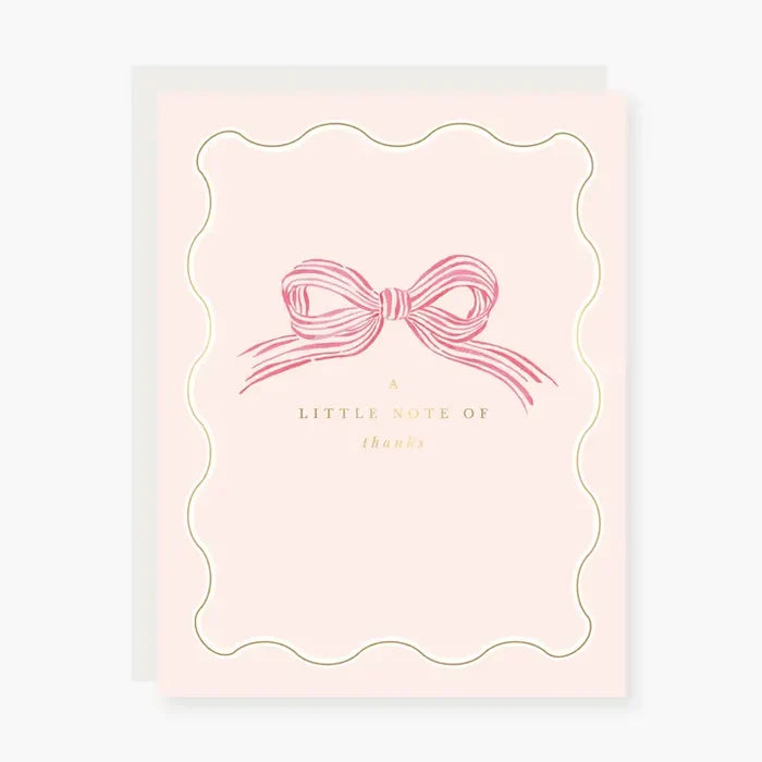 Big Bow Thank You Card