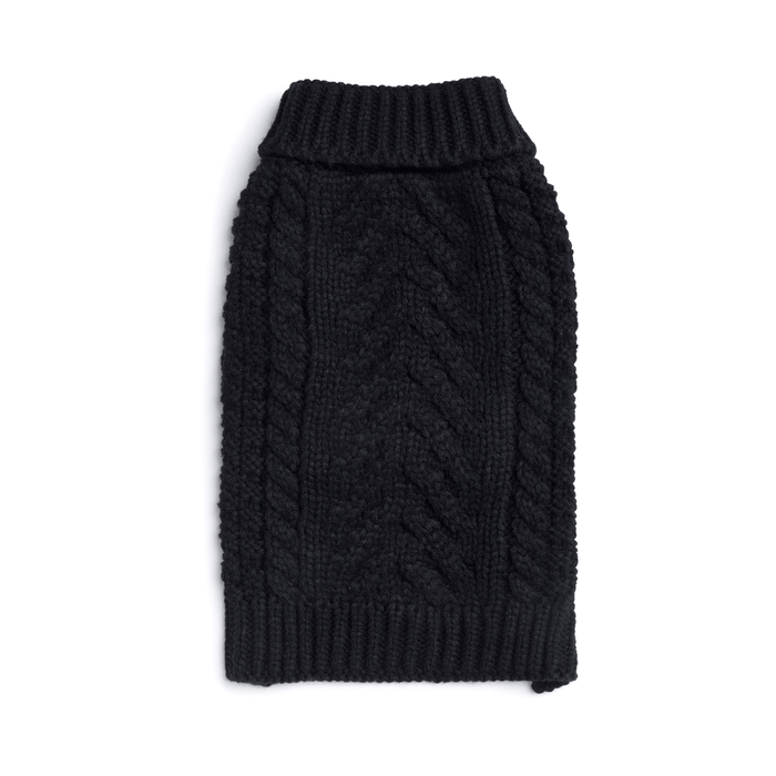 fabdog® Black Super Chunky Sweater Apparel